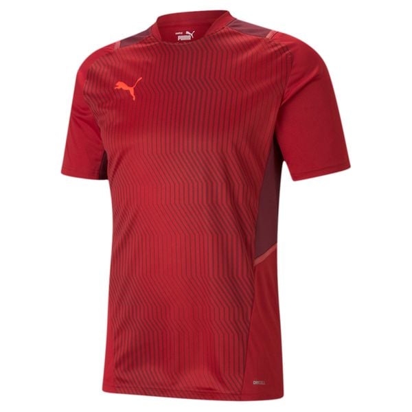 Podkoszulek Puma Teamcup Training Jersey, Mężczyźni. Czerwone koszulki sportowe męskie Puma, m, bez wzorów, z jersey, bez kołnierzyka, bez ramiączek, do piłki nożnej. Za 190.00 zł.