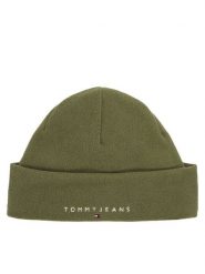 Tommy Jeans Czapka AM0AM12638 Zielony. Zielone rękawiczki męskie Tommy Jeans, na zimę, bez wzorów, z jeansu. Za 199.99 zł.