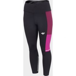Legginsy do biegania damskie. Legginsy damskie 4f, bez wzorów, z dzianiny, do biegania. Za 179.99 zł.