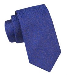 Krawat Męski - Alties - Niebiesko-Brązowy Melanż. Niebieskie krawaty i muchy Alties, bez wzorów, z tkaniny, eleganckie. Za 49.00 zł.