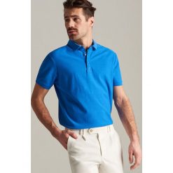 Koszulka polo regular fit - Niebieski. Koszulki polo męskie marki Reserved. Za 79.99 zł.
