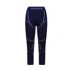 Leginsy termoaktywne damskie X-Bionic Merino Blue. Niebieskie legginsy damskie X Bionic, bez wzorów. Za 739.99 zł.