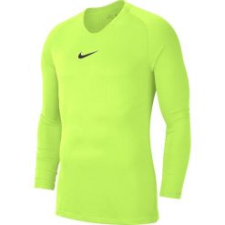 Męska Koszulka Z Długim Rękawem Park DriFIT Base Layer Top. Szare koszulki sportowe męskie Nike, l, bez wzorów, bez kołnierzyka, bez ramiączek, trekkingowe. Za 138.99 zł.