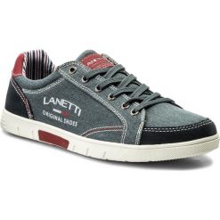 Półbuty LANETTI - MP40-6821 Granatowy. Półbuty na co dzień męskie marki Lanetti. Za 99.99 zł.