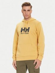 Helly Hansen Bluza HH Logo 54582 Beżowy Regular Fit. Brązowe bluzy męskie Helly Hansen, m, bez wzorów, z bawełny, bez kaptura. Za 299.99 zł.