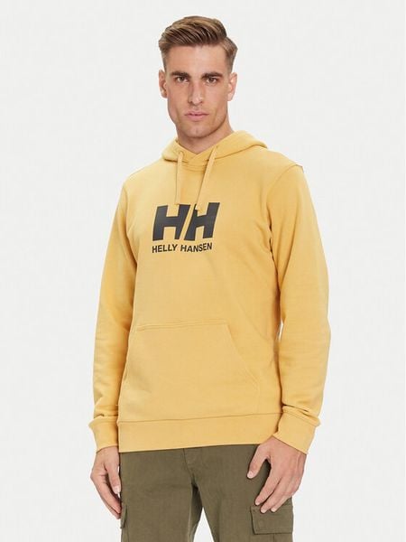 Helly Hansen Bluza HH Logo 54582 Beżowy Regular Fit. Brązowe bluzy męskie Helly Hansen, m, bez wzorów, z bawełny, bez kaptura. Za 299.99 zł.