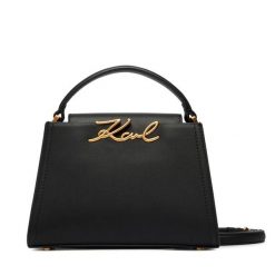 Torebka KARL LAGERFELD. Czarne torebki do ręki damskie KARL LAGERFELD, bez wzorów, bez dodatków. Za 1,199.00 zł.