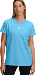 Koszulka damska Under Armour Rival Core SS jasnoniebieska 1383648 453 M. Niebieskie t-shirty damskie Under Armour, m, bez wzorów, bez kołnierzyka. Za 136.15 zł.