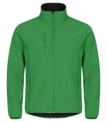 Clique Klasyczna Kurtka Softshell - 96% Poliester z Recyklingu – Apple Green. Zielone kurtki męskie CLIQUE, m, bez wzorów, z poliesteru, klasyczne, bez kaptura. Za 265.50 zł.