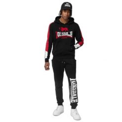 Bluza z kapturem Lonsdale Langwell. Białe bluzy męskie Lonsdale, m, bez wzorów, z bawełny, z kapturem. Za 271.81 zł.