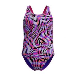 Strój kąpielowy dziewczęcy Speedo Digi Alv Ldbk. Czarne stroje kąpielowe dla dziewczynek Speedo, bez wzorów. Za 119.99 zł.
