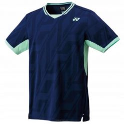 Koszulka tenisowa Yonex RG Crew Neck Shirt. Niebieskie koszulki sportowe męskie YONEX, l, bez wzorów, z materiału, bez kołnierzyka, bez ramiączek, tenisowe. Za 439.99 zł.