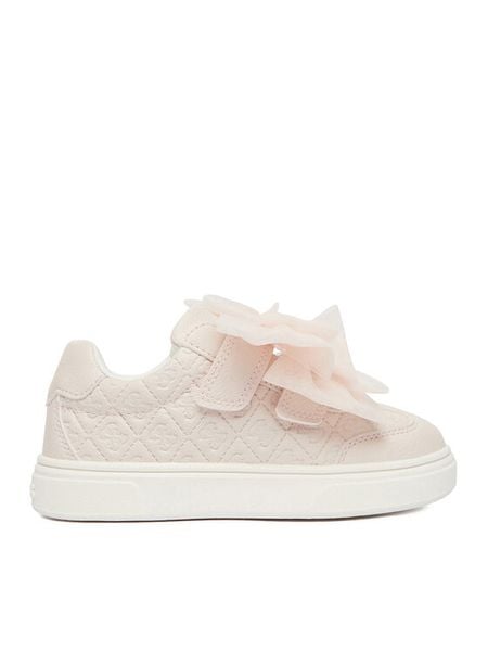 Guess Sneakersy CEO-25KC1002 Różowy. Czerwone buty sportowe dziewczęce Guess, z aplikacjami, ze skóry, bez zapięcia. Za 199.99 zł.
