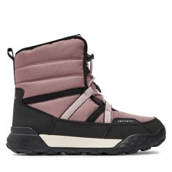 Śniegowce Geox. Czerwone śniegowce dziewczęce Geox, bez zapięcia. Za 359.99 zł.