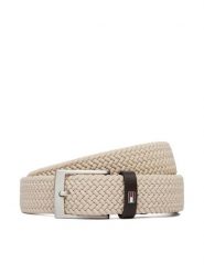 Tommy Hilfiger Pasek Męski Adan 3.5 Elastic AM0AM13824 Beżowy. Brązowe paski damskie Tommy Hilfiger, bez wzorów, z materiału. Za 209.99 zł.