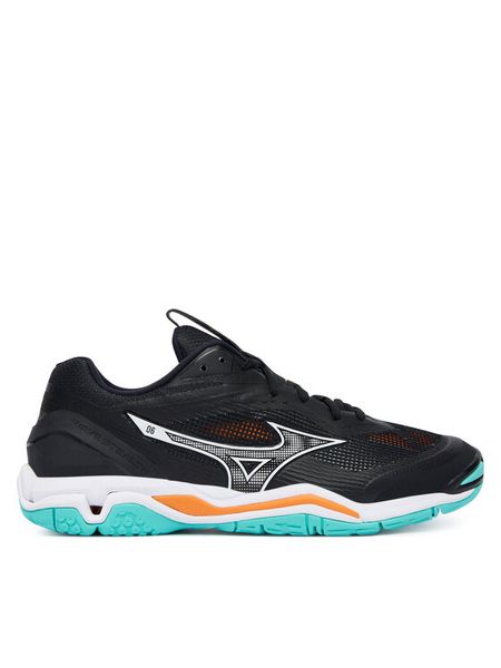 Mizuno Buty halowe Wave Stealth 6 X1GA2430 Czarny. Czarne buty sportowe męskie Mizuno, ze skóry, bez zapięcia. Za 639.99 zł.