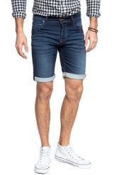 SPODENKI MUSTANG Chicago Short Denim Blue. Niebieskie szorty męskie Mustang, bez wzorów, z denimu. Za 169.99 zł.