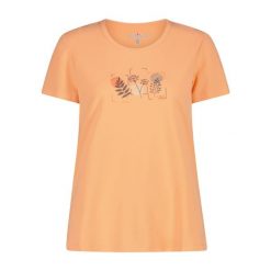 Koszulka damska turystyczna CMP 38T6656. Brązowe koszulki sportowe damskie CMP, xs, bez wzorów, sportowe, bez kołnierzyka. Za 143.50 zł.