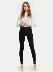 ONLY Jeansy Royal 15093134 Czarny Skinny Fit. Czarne jeansy damskie Only. Za 129.99 zł.