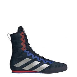Box Hog 4 Shoes. Czarne buty sportowe męskie Adidas, bez wzorów, z materiału. Za 735.00 zł.