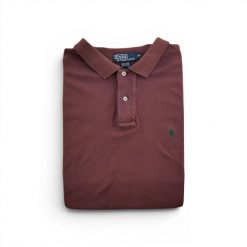Polo Ralph Lauren koszulka męska z krótkim rękawem. Czerwone koszulki sportowe męskie Ralph Lauren, l, bez wzorów, z jeansu, bez kołnierzyka, bez ramiączek, na golfa. Za 106.46 zł.