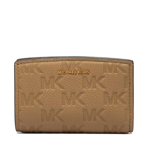 Portfel MICHAEL Michael Kors. Brązowe portfele damskie MICHAEL Michael Kors, bez wzorów. Za 549.99 zł.