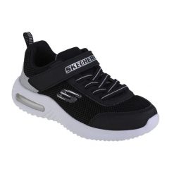 Buty sportowe Sneakersy chłopięce, Skechers Bounder-Tech. Czarne buty sportowe chłopięce Skechers, bez wzorów, sportowe, bez zapięcia. Za 159.99 zł.
