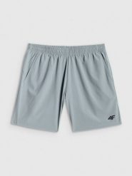 4F Spodenki treningowe szybkoschnące męskie - szare XXL. Szare szorty męskie 4f, m, bez wzorów, z dzianiny. Za 99.99 zł.