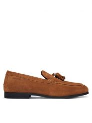 Tommy Hilfiger Loafersy Flex Tassel FM0FM05940 Brązowy. Brązowe mokasyny męskie Tommy Hilfiger, ze skóry. Za 649.99 zł.