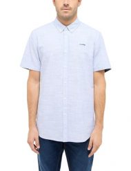 Męska Koszula Mustang Style Berkeley Faded Denim 1016252 5124. Koszule męskie Mustang, m, bez wzorów, z denimu, bez kołnierzyka, bez ramiączek. Za 149.99 zł.