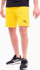 Puma Spodenki męskie Puma teamRISE Short Cyber żółte 704942 07 2XL. Żółte krótkie spodenki sportowe męskie Puma, m, bez wzorów. Za 67.92 zł.