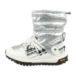 Buty śniegowce Colmar Warmer Freeze 164 srebrny. Szare śniegowce i trapery damskie z gumy, przed kolano. Za 518.78 zł.