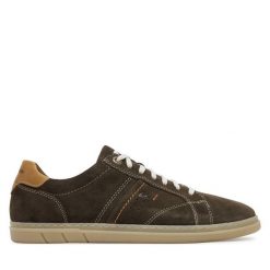 Półbuty Quiksilver. Brązowe półbuty na co dzień męskie Quiksilver, bez zapięcia. Za 249.99 zł.