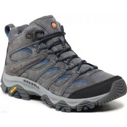 Buty Trekkingowe Męskie Merrell Moab 3 Mid. Szare trekkingi męskie Merrell, trekkingowe. Za 479.00 zł.