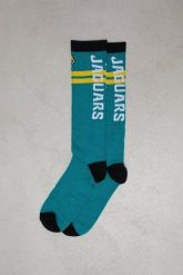 Jacksonville Jaguars - OOSC x NFL Skarpety narciarskie / snowboardowe. Zielone skarpety damskie OOSC, bez wzorów, z elastanu. Za 132.99 zł.