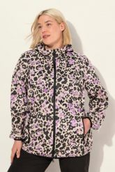 Damskie Kurtka przeciwdeszczowa woreczek podróżny wodoodporna. Czarne kurtki damskie Ulla Popken, plus size, bez wzorów, z materiału, bez kaptura. Za 311.99 zł.