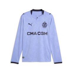 Koszulka z długim rękawem Third OM 2026/27. Fioletowe koszulki sportowe męskie Puma, s, bez wzorów, z jersey, bez kołnierzyka, bez ramiączek, do piłki nożnej. Za 476.00 zł.