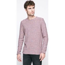Review - Sweter. Szare swetry przez głowę męskie Review, z bawełny, z okrągłym kołnierzem. W wyprzedaży za 69.90 zł.