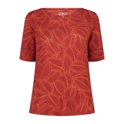 Koszulka damska CMP. Czerwone koszulki sportowe damskie CMP, bez wzorów, bez kołnierzyka, bez ramiączek, na fitness i siłownię. Za 130.90 zł.