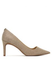 MICHAEL Michael Kors Szpilki Alina Flex Pump 40S6HNMP1D Złoty. Żółte szpilki damskie MICHAEL Michael Kors, bez wzorów, z materiału, bez obcasa, bez zapięcia. Za 629.99 zł.