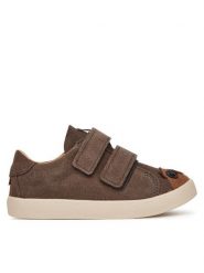 Mrugała Sneakersy 3280/5-83 Brązowy. Brązowe buty sportowe chłopięce Mrugała, bez wzorów, ze skóry, bez zapięcia. Za 229.99 zł.