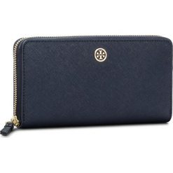 Duży Portfel Damski TORY BURCH - Robinson Zip Continental 45254 Royal Navy 403. Portfele damskie marki Tory Burch. Za 999.00 zł.