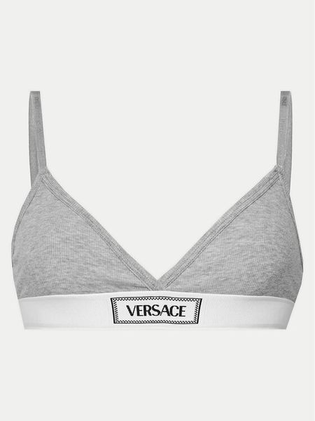Versace Biustonosz braletka 1013503 Szary. Szare biustonosze Versace, bez wzorów, z bawełny. Za 489.99 zł.
