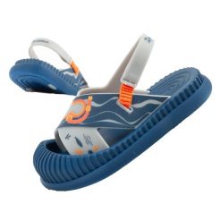 Sandały trekkingowe dla dzieci Ipanema Fun Sea Baby 83661 BD297. Niebieskie sandały chłopięce Ipanema, z gumy, bez zapięcia. Za 62.99 zł.