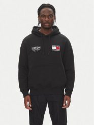 Tommy Hilfiger Bluza F1 Movie MW0MW41386 Czarny Regular Fit. Czarne bluzy męskie Tommy Hilfiger, m, bez wzorów, z bawełny, bez kaptura. Za 799.99 zł.