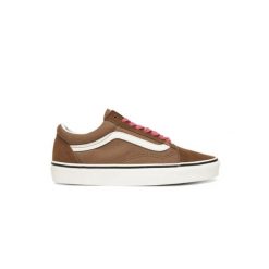 Buty VANS OLD SKOOL POP Brązowy. Brązowe obuwie sportowe damskie Vans, bez wzorów, ze skóry, Vans Old Skool. Za 382.57 zł.