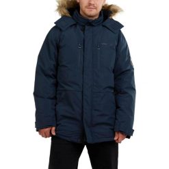 Płaszcz zimowy męski Fundango Spirit. Niebieskie płaszcze męskie Fundango, na zimę, m, bez wzorów, klasyczne, bez kaptura. Za 599.90 zł.