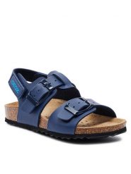 Geox Sandały J Ghita Boy J358LD 000BC C4002 M Granatowy. Niebieskie sandały chłopięce Geox, ze skóry, bez zapięcia. Za 129.99 zł.