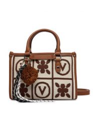 Valentino Torebka Tyle VBS9XF05 Brązowy. Brązowe torebki do ręki damskie Valentino, bez wzorów, ze skóry, bez dodatków. Za 649.99 zł.