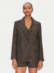 Morgan Marynarka 251-VBILI.F Brązowy Regular Fit. Brązowe żakiety damskie Morgan, bez wzorów, z bawełny. Za 289.99 zł.